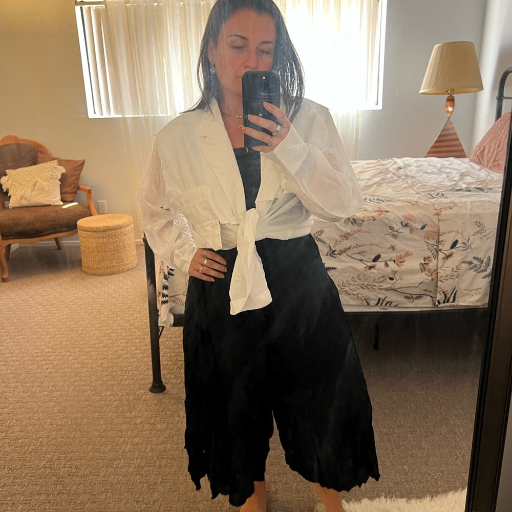 Vintage white blazer/shirt